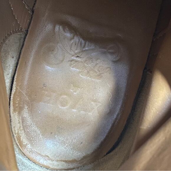 Strivers Row by Hoax Cognac Brown Wingtip leather lace up Boots size 44 - Picture 11 of 11